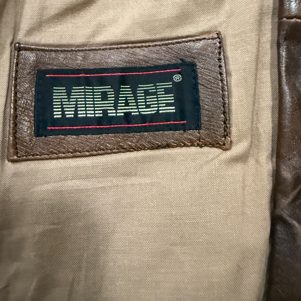 Vintage 1980s Brown Leather Bomber Jacket | Top Gun Aviator | Size 38 - Picture 9 of 15